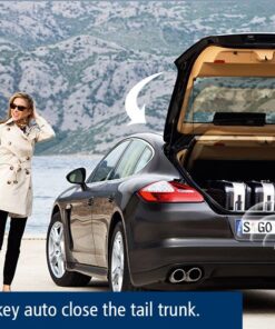 Remote key auto close the tail trunk Panamera