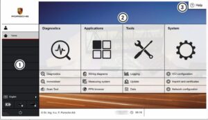 How-to-check-the-status-of-Porsche-piwis-3-tester-System-interface-and-Porsche-PT3G-VCI-01